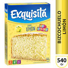 BIZCOCHUELO EXQUISITA 540g LIMON